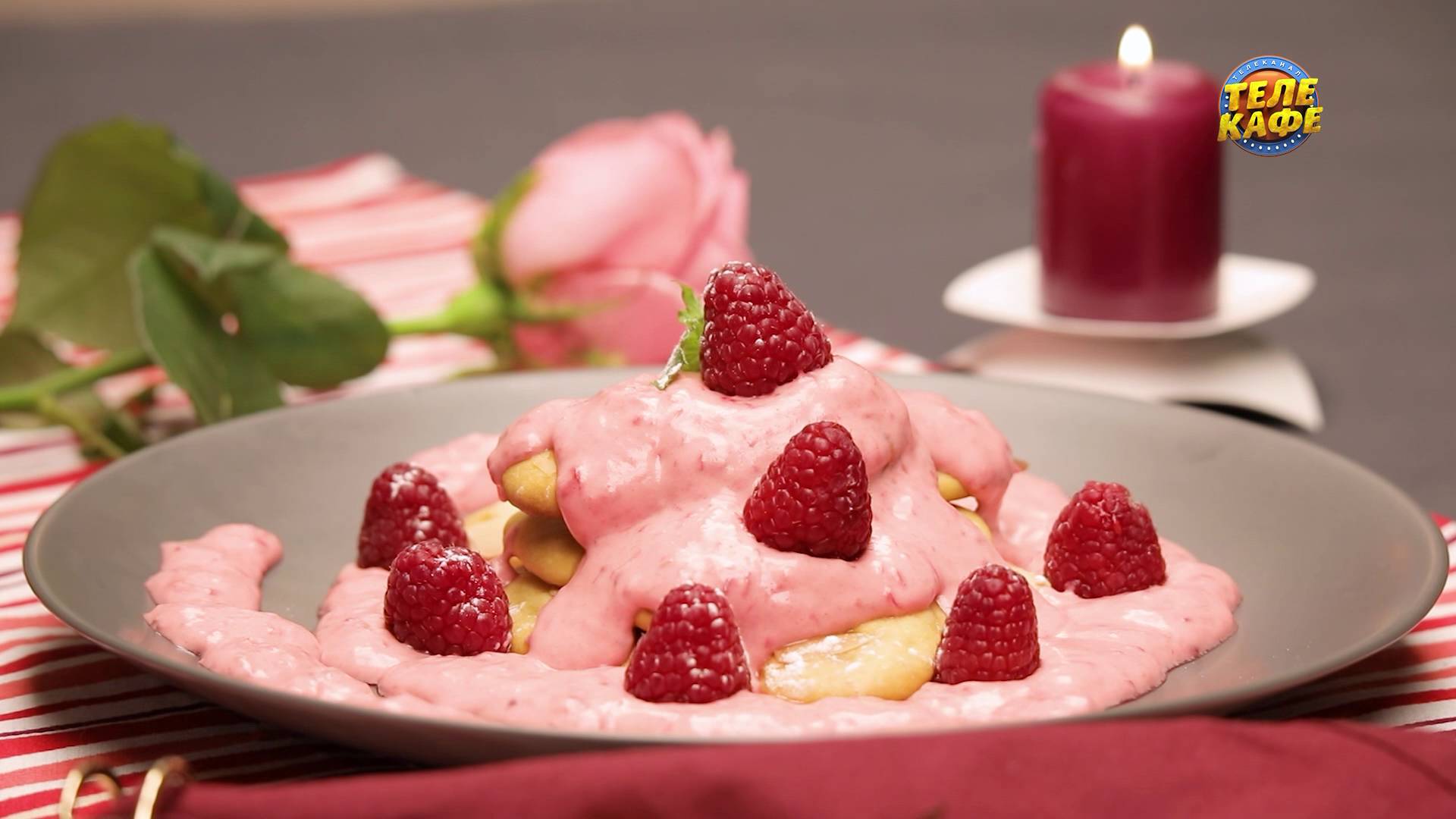 Миндально-малиновый десерт. Аппетитный десерт из малины смотреть онлайн