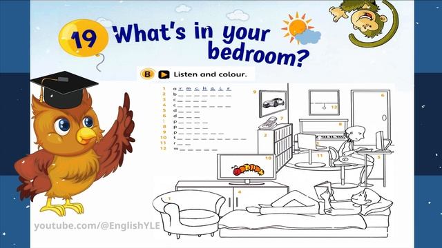 Fun for Starters 4th Edition | What's In Your Bedroom? | 19B - Page 42 смотреть онлайн