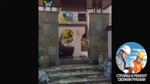 Сад своими руками из камней и блоков в старом китайском стиле.