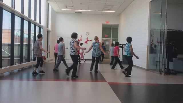 The Last Waltz line dance (Cornell Community Centre) смотреть онлайн
