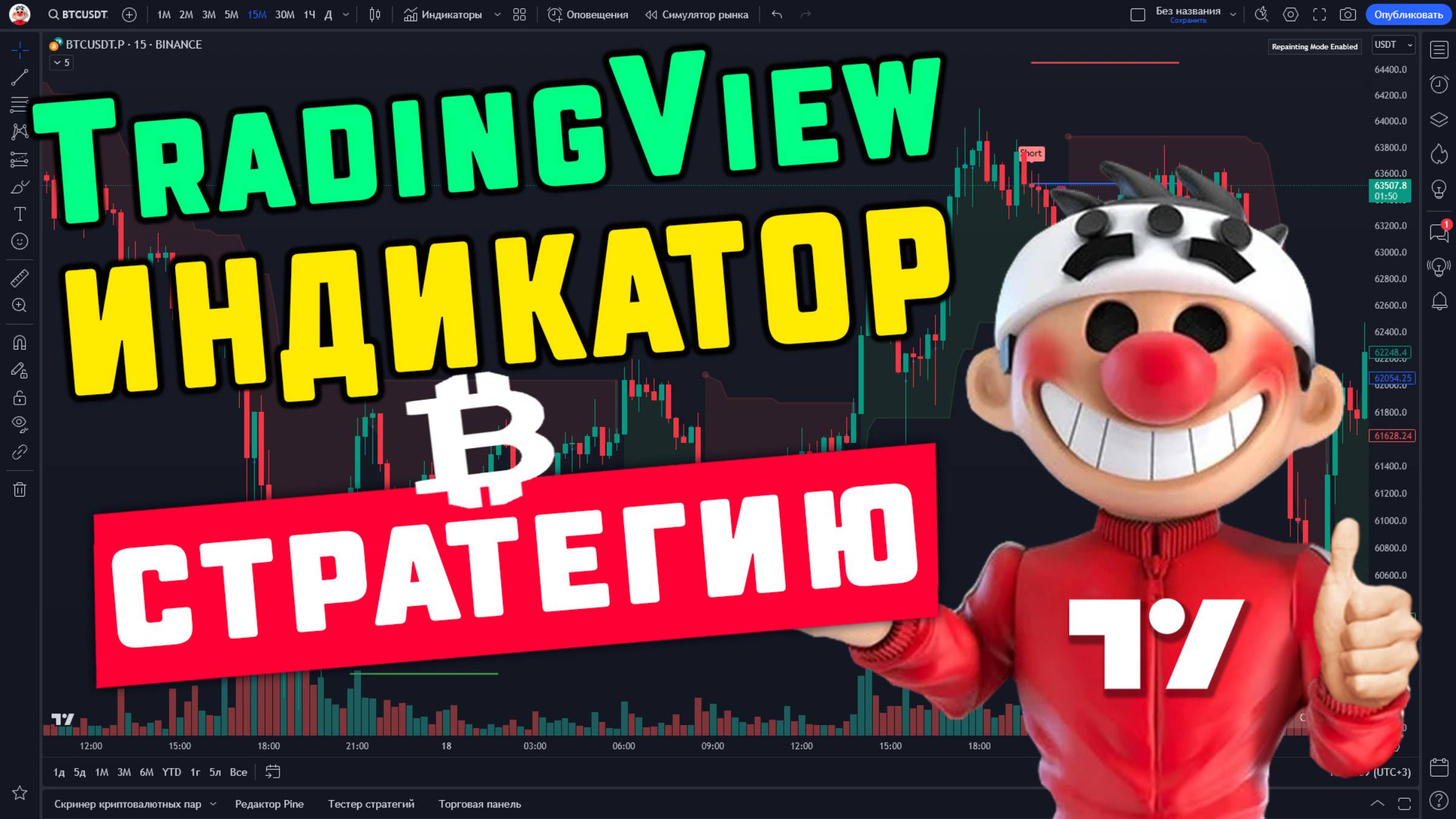 TradingView из индикатора - стратегию. Пошаговая инструкция.
