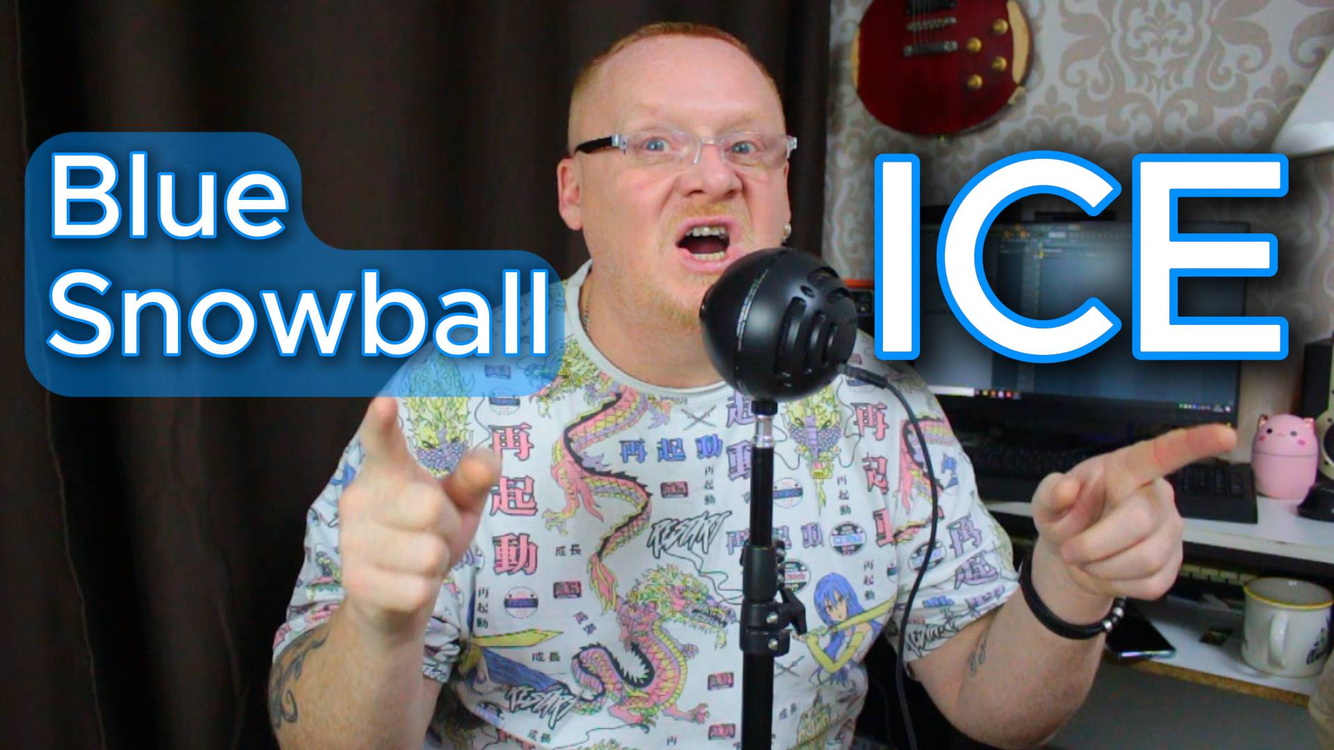 Круглый микрофон BLUE SNOWBALL ICE смотреть онлайн