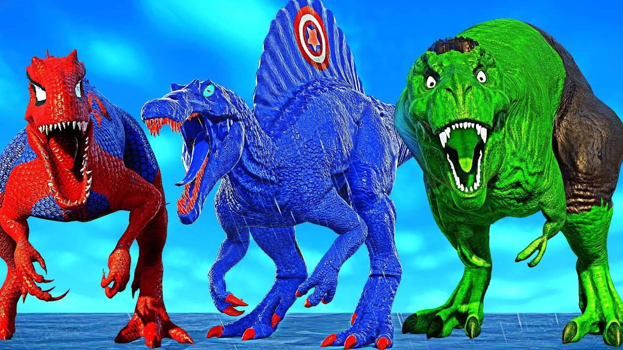 БИТВА динозавров, мультики про животных✨, мультик про динозавров, мультик детям, сильные динозавры смотреть онлайн