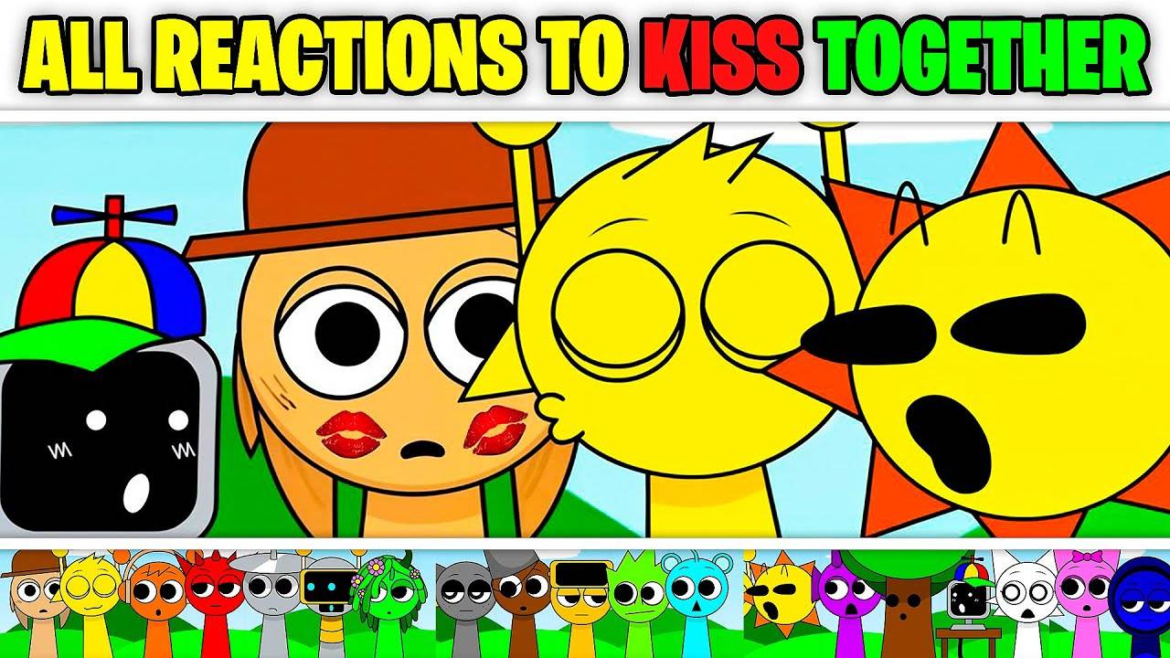 Все реакции и персонажи вместе в издании Incredibox Sprunki Sinner (KISS)!