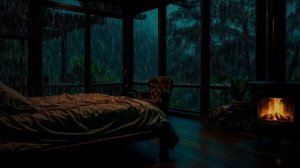 Шум ливня в лесу для легкого и глубокого сна, релаксации 🌧️ шум дождя ASMR