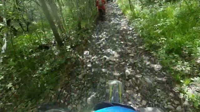 гора Туманная(Воробей) Анисимовка Эндуро прохват) хорошая погода , жара) смотреть онлайн