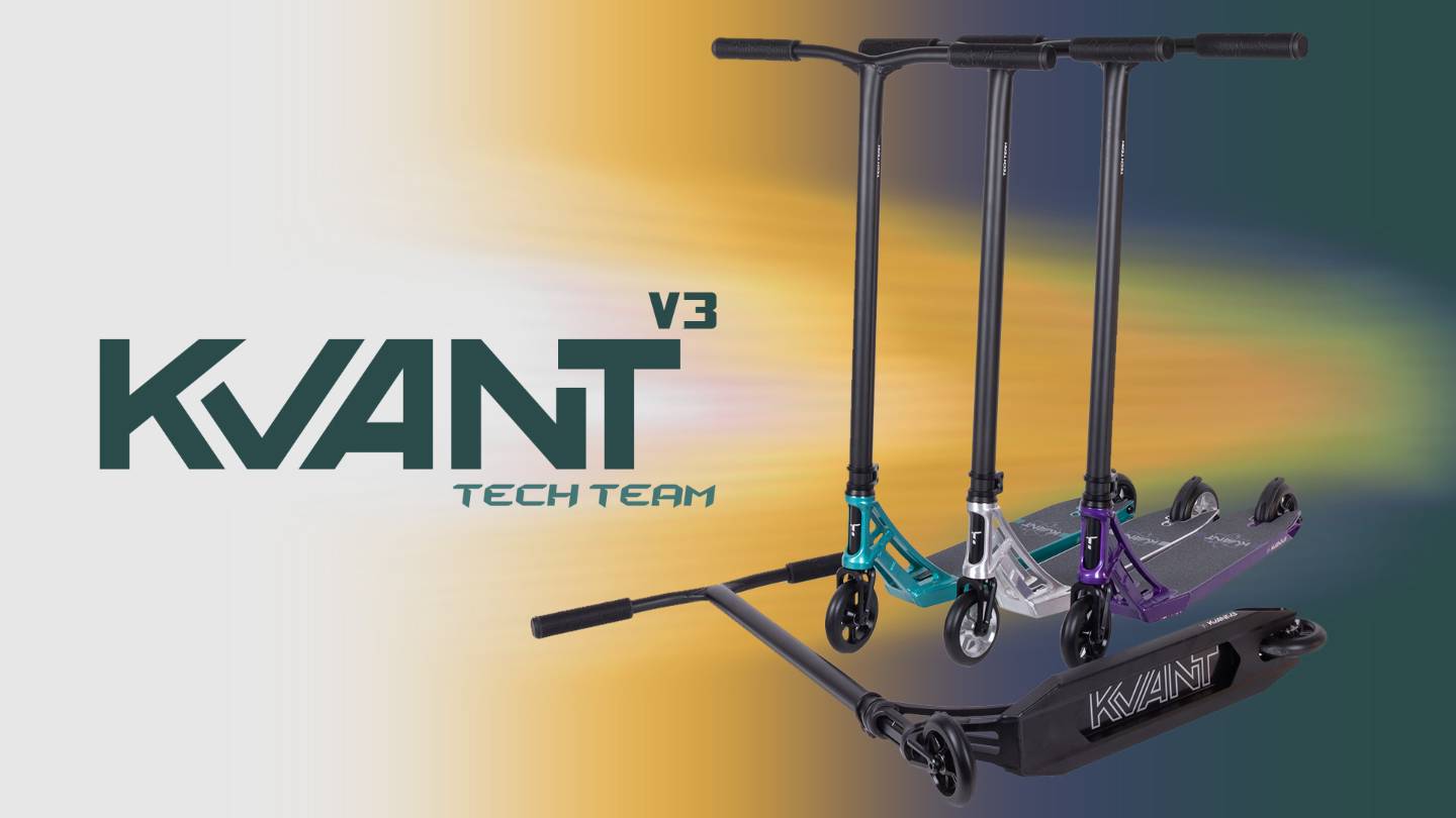 KVANT V3🔥ЛЕГКИЙ САМОКАТ TECH TEAM смотреть онлайн