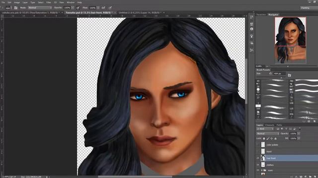 Yennefer photorealistic drawing смотреть онлайн