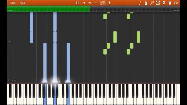 Damon Albarn // Sister Rust | LyricWulf Piano Tutorial on Synthesia смотреть онлайн