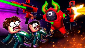 Игра в Кальмара, приключения Глупого парня, 3 серия (Роблокс анимация)