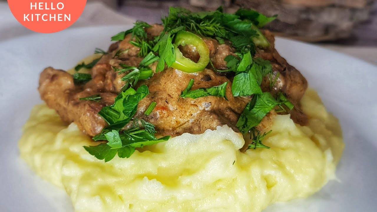 Бефстроганов из говядины | НЕ классический рецепт | Сочная говядина смотреть онлайн