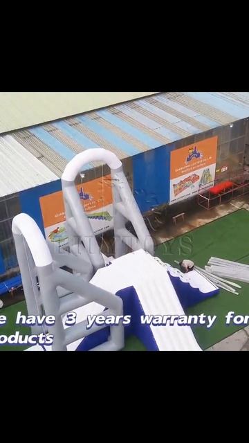Inflatable giant swing slide floating obstacle water slide for kids and adults water park смотреть онлайн
