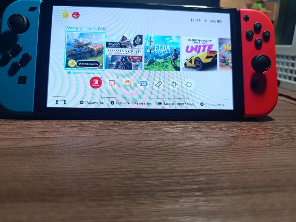 Играем на Nintendo Switch(олед)
