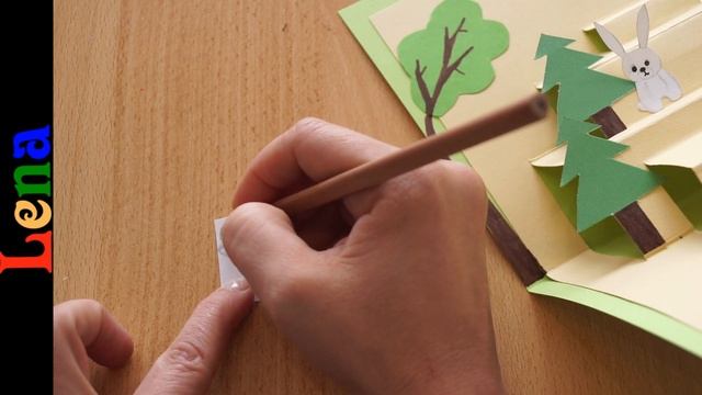 𝗞𝗿𝗲𝗮𝘁𝗶v 𝗺𝗶𝘁 𝗟𝗲𝗻𝗮 🎁 DIY Waldtiere Party Geburtstagskarte basteln - DIY Pop up Birthday card DIY смотреть онлайн