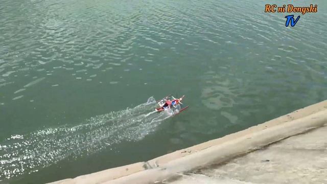 RC Mini Traditional Boat run in Brushed 550 RYOBI Electric Drill Motor, 3s Lipo Battery смотреть онлайн