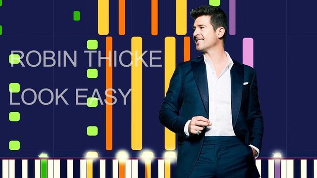 Robin Thicke - LOOK EASY (PRO MIDI FILE REMAKE) - "in the style of" смотреть онлайн