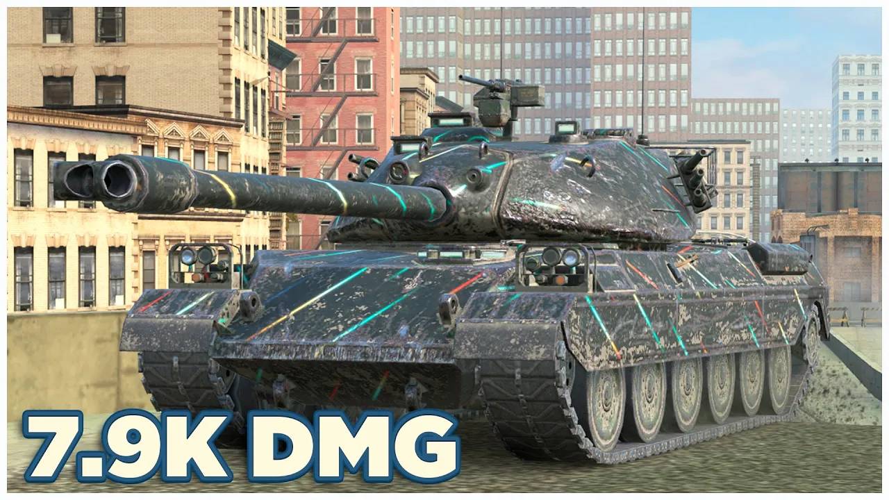 Type 71  7.9К УРОНА  5 ФРАГОВ  Tanks Blitz