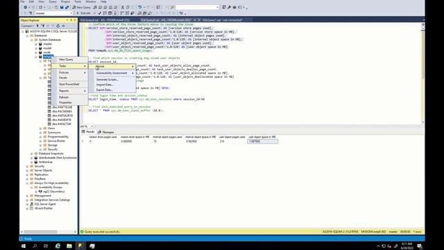 MS SQL Server: Диагностика и решение проблем с разрастанием TempDB смотреть онлайн