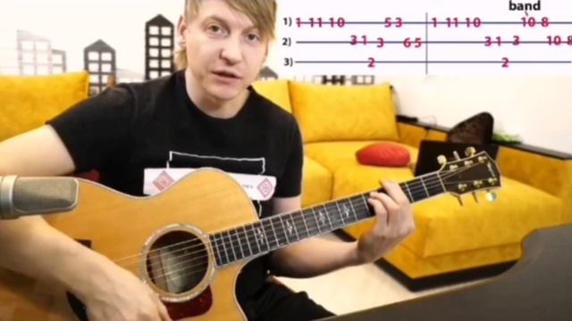 Дополнение к разбору песни - Прыгнуть со скалы. Соло с аккордами смотреть онлайн