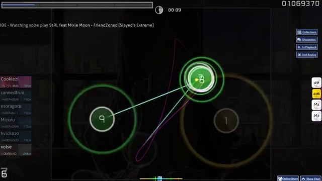 FriendZoned [Slayed's Extreme] 89.54% (osu!) смотреть онлайн