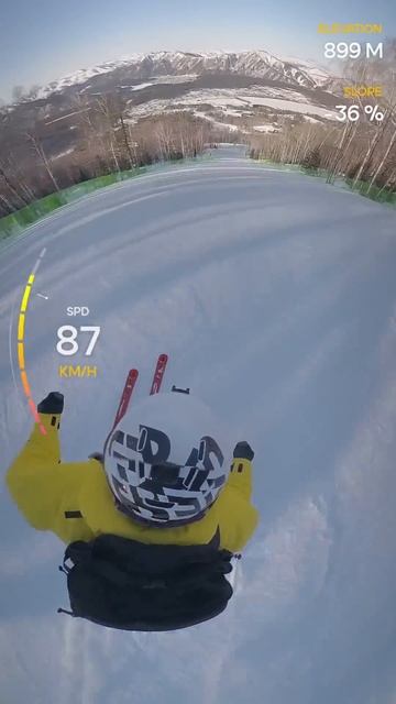 Страшная черная трасса на горнолыжном курорте Манжерок смотреть онлайн