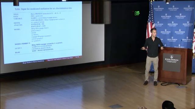 Regression and Mediation Analysis and DSEM - Johns Hopkins Workshops, 08-16-2017, P2 смотреть онлайн