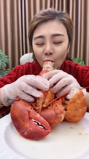 [Mukbang ASMR] Eating Giant Lobster🦞Spicy SeafoodBoil Abalone(Eat at home show) смотреть онлайн
