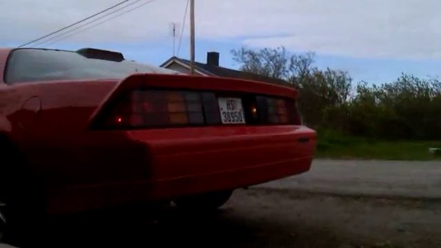 1986 Camaro Z28. True Duals. And 1996 Tahoe Diesel 4x4.