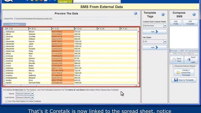 Link file to an SMS смотреть онлайн