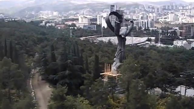 Riding in the Cable car to Vake Park, Tbilisi смотреть онлайн