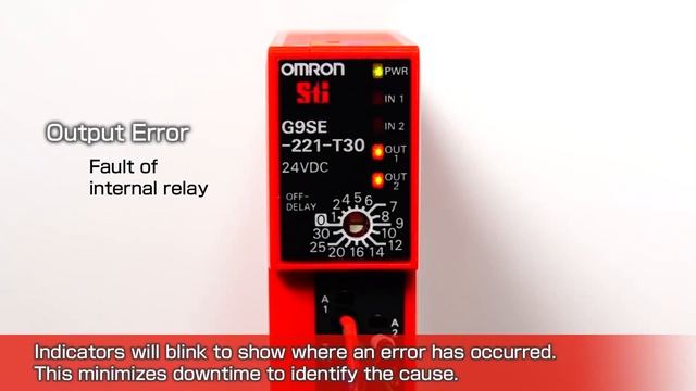 Compact Omron G9SE Safety Relay Units