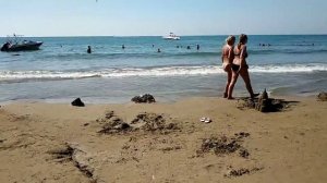 Пляж отеля Serenis 5. Side 2019