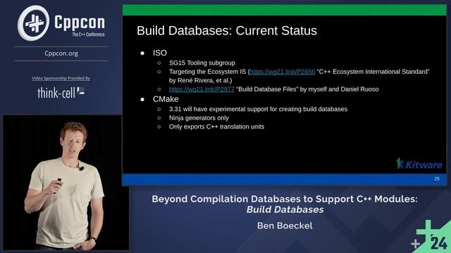 Beyond Compilation Databases to Support C++ Modules: Build Databases - Ben Boeckel - CppCon 2024 смотреть онлайн