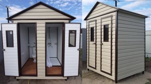 Дачный душ с туалетом под ключ с доставкой и установкой в Московском регионе