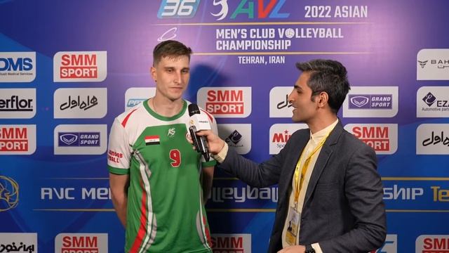 AVC Men's Club Volleyball Championship | Alexi Karpenko Interview After First Match смотреть онлайн