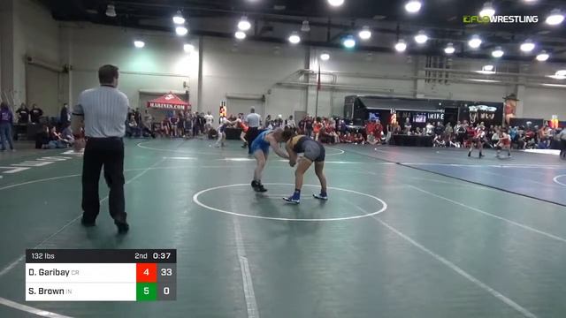 2018 Girls Folkstyle Duals/Girl Dual Teams 132 Quarter-Finals - Dalia Garibay (CR) Vs. Selina Brow смотреть онлайн