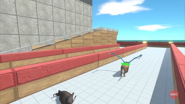 Escape From Alien Smilodon Attack - Animal Revolt Battle Simulator смотреть онлайн