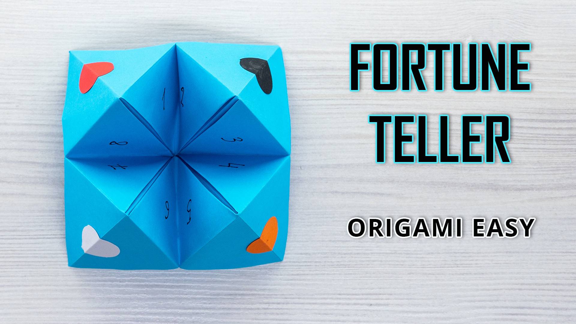 Как сделать гадалку из бумаги — ностальгическая поделка оригами