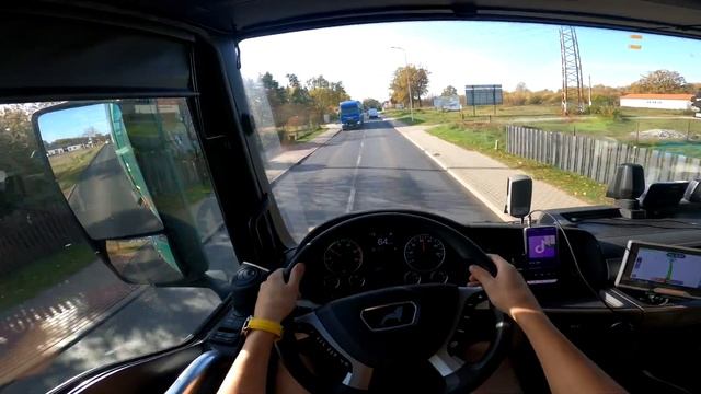 POV Truck Driver In Poland | A Small Village In The Middle Of Nowhere #trucks #truck #driver #pov