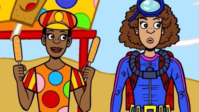 Yo Gabba Gabba Super Martian Robot Girl Sounds of the Dolphin Speed Up 2x смотреть онлайн