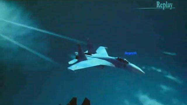 Over-G Fighters - Su 27 Cobra and low flight смотреть онлайн