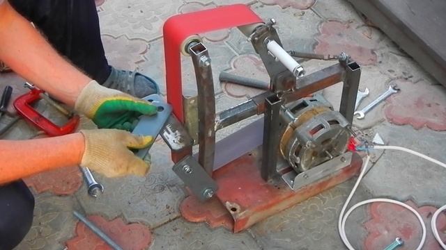 Гриндер своими руками с мотором от стиралки Первое испытание