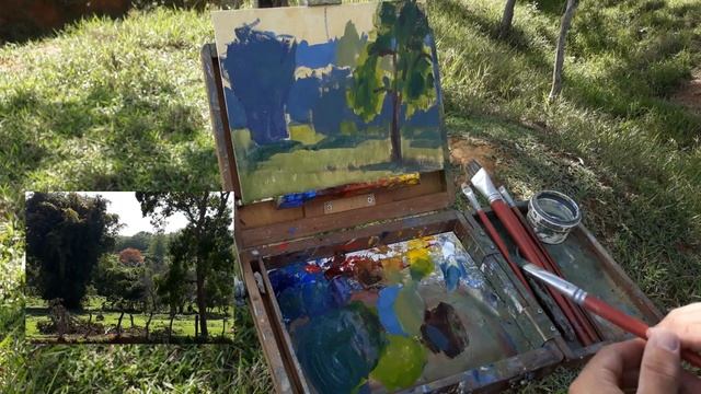 Pintura ao ar livre | Misturando as cores смотреть онлайн