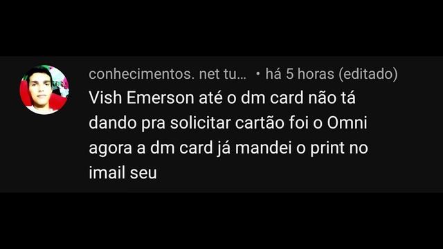 ZEMA NEGANDO AUMENTO DE LIMITE E TÁ CHEGANDO UMA GRANDE NOVIDADE NA DMCARD VOCÊ SABIA? смотреть онлайн