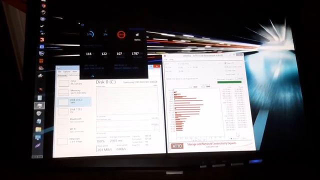 Atto Disk Benchmark tests of my Samsung 860 EVO 500GB SSD & 750GB HDD factory inst. in my i7 laptop смотреть онлайн