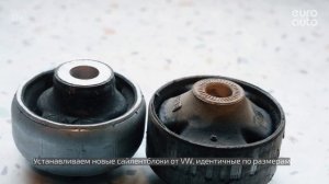 Меняем задние сайлентблоки передних рычагов на Exeed TXL