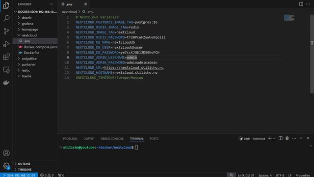Установка Nextcloud в Docker Traefik Cron Memories HW Transcoding смотреть онлайн