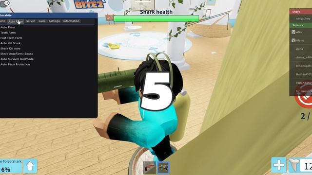Shark bite OP script |Auto farm, teeth, shark and more | free scuba gear and flare gun| inf ammo... смотреть онлайн
