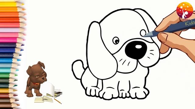 Сурет салу ит! Сурет салып уйрену! Drawing of a dog! Bolalar uchun itni chizish! Собачка! смотреть онлайн