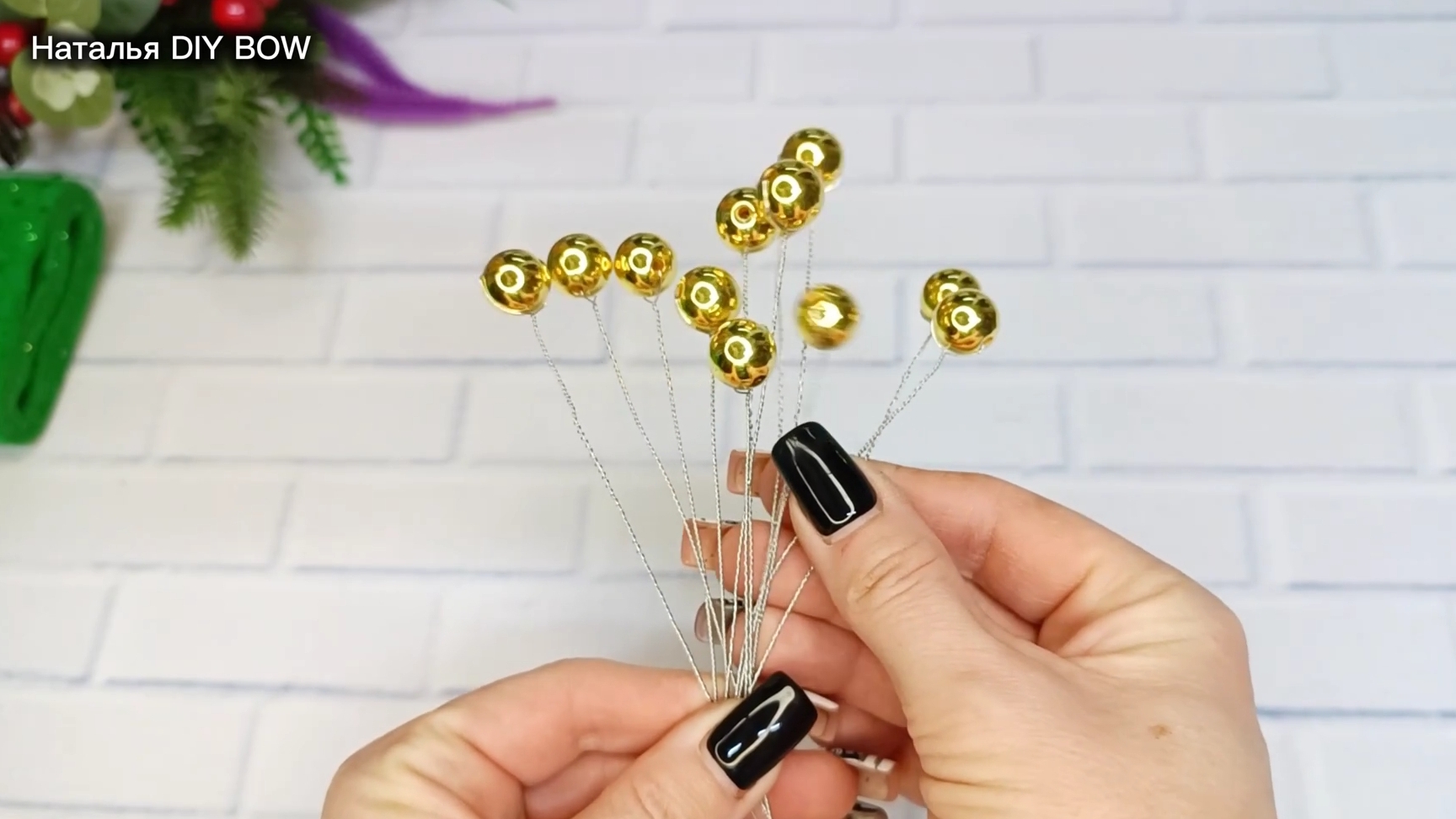 Новогодний ободок своими руками. смотреть онлайн